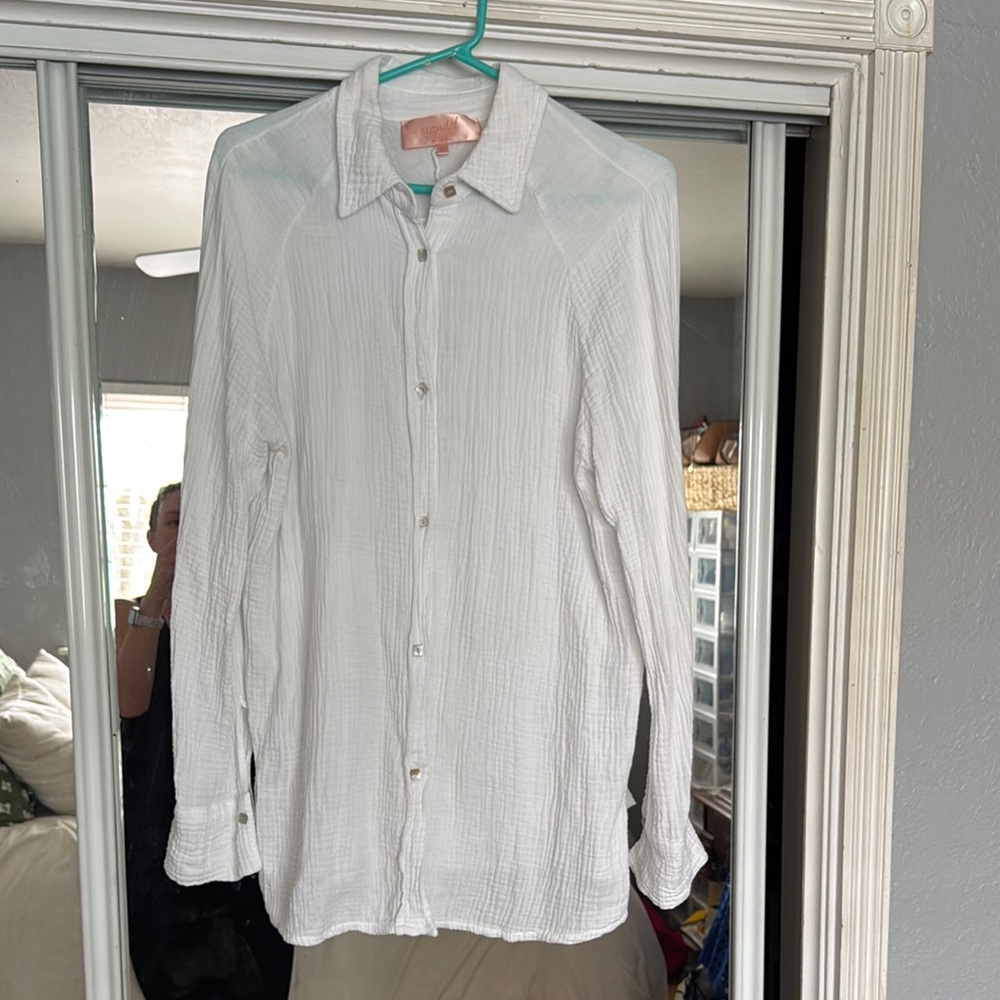 White Button-Up Shirt